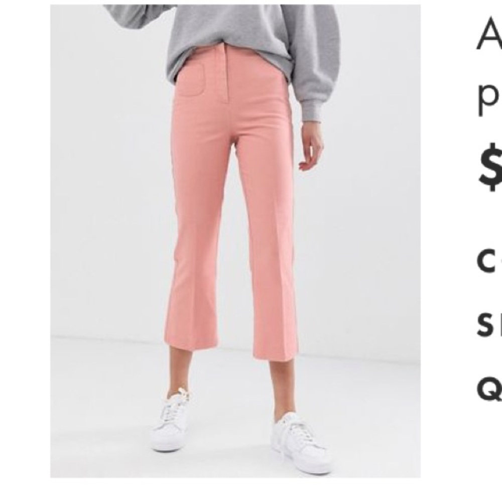 Pink Flare Pants